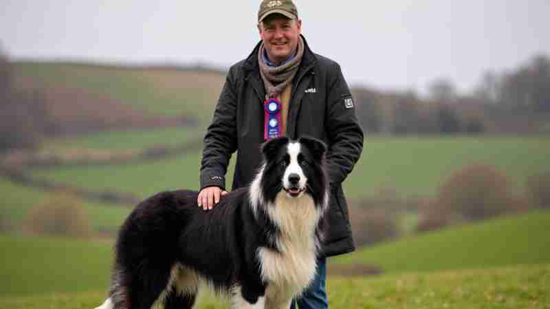 Skipton Sheepdog Sale Sees Top Price for Gem, Concept art for illustrative purpose - Monok